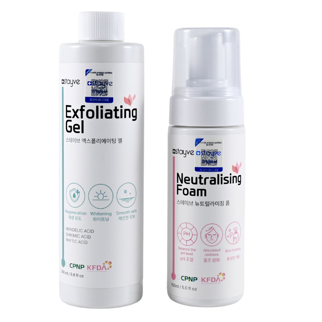 Kit Exfoliante & Neutralizante Stayve® | exfoliante | neutralizante | stayve